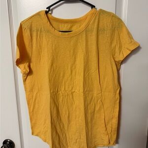 SO Women's Short-Sleeve Crew Tee in Bright Yellow
